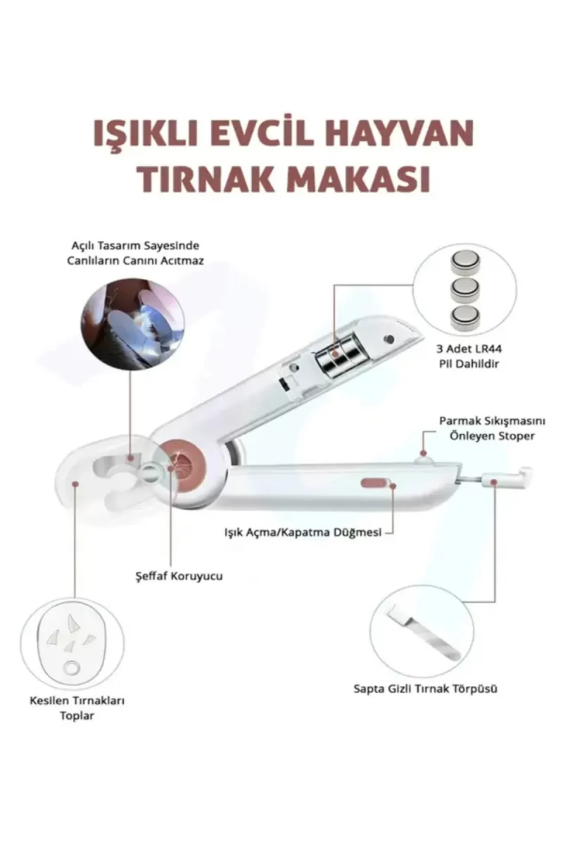 KEDİ TIRNAK MAKASI - Görsel 2